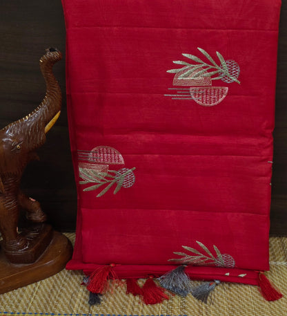 Butter Raw Silk Sarees 2045 | DSAD003