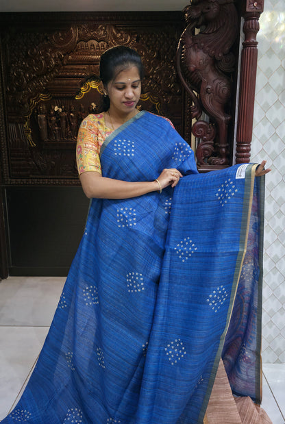Fancy Cotton Sindoori Checks Sarees | DSAD024