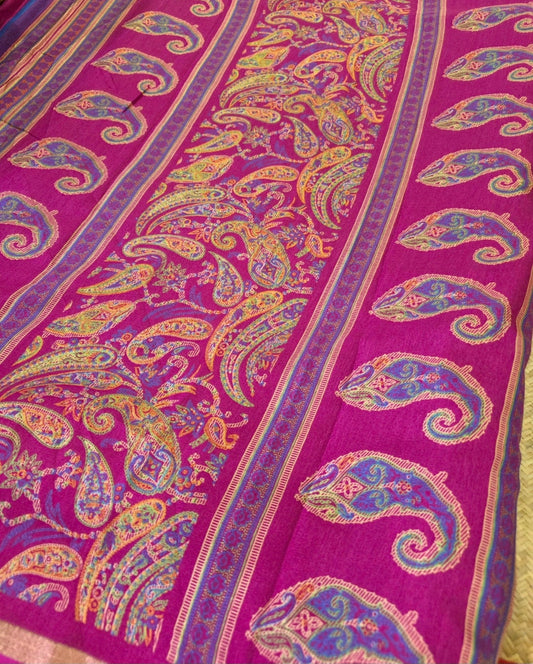 Printed Semi Dola Silk | DSM062