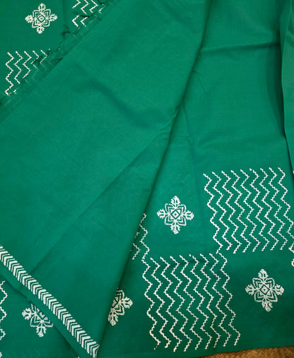 South Mix Cotton Sarees With extra Printed Blouse | DSAH002
