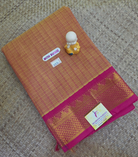 Handloom Kanchi Cotton Saree | DSAF005