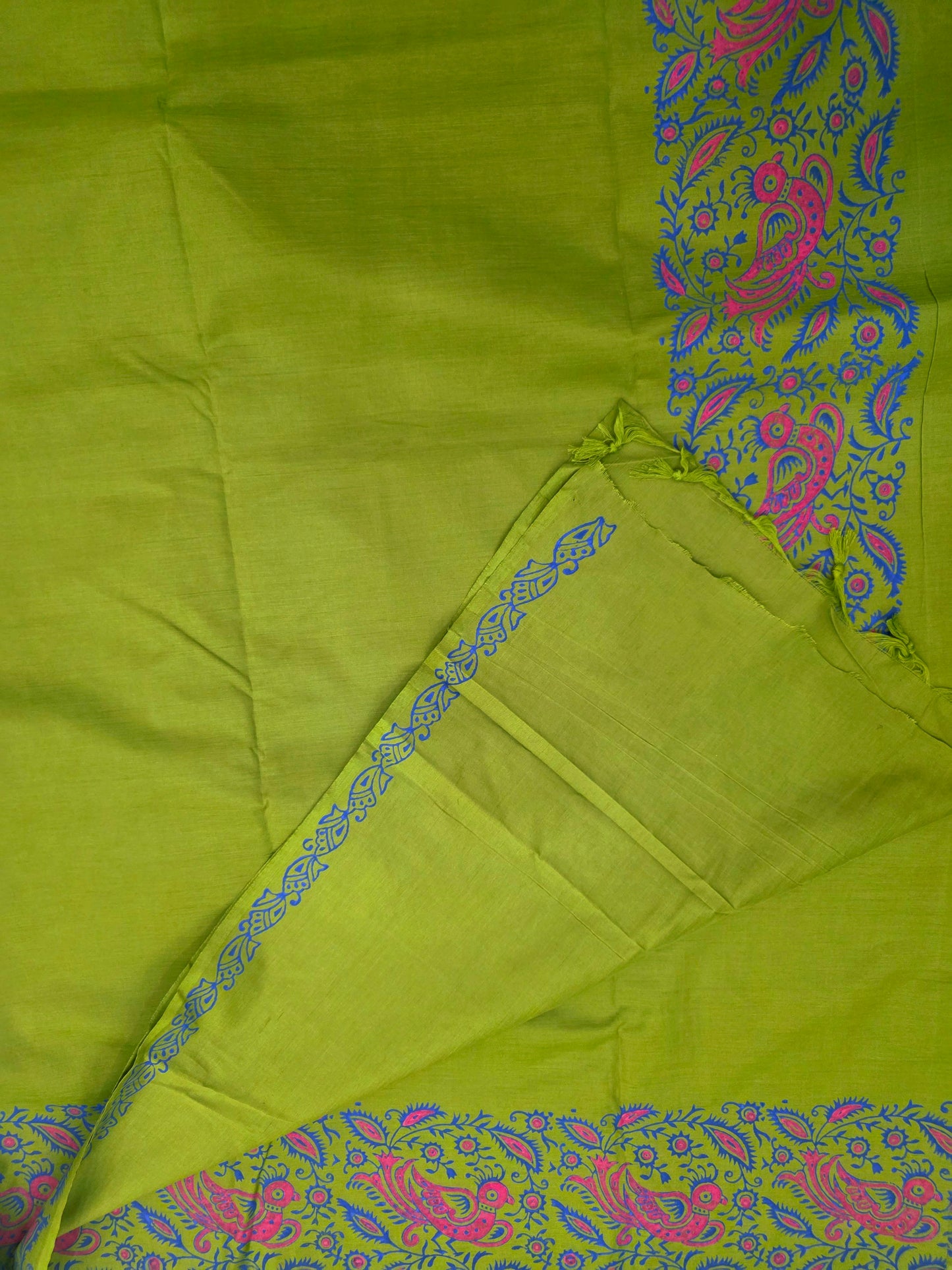 South Mix Cotton Sarees With extra Printed Blouse | DSAH002