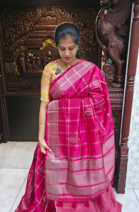 Semi Tussar 1725 Saree| DSAD036