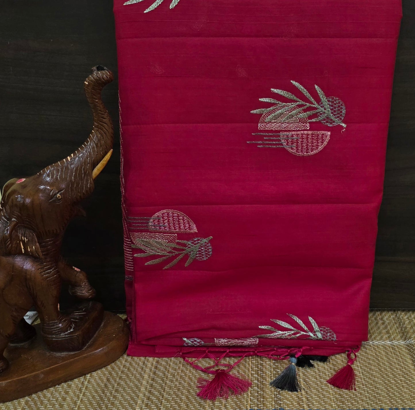 Butter Raw Silk Sarees 2045 | DSAD003