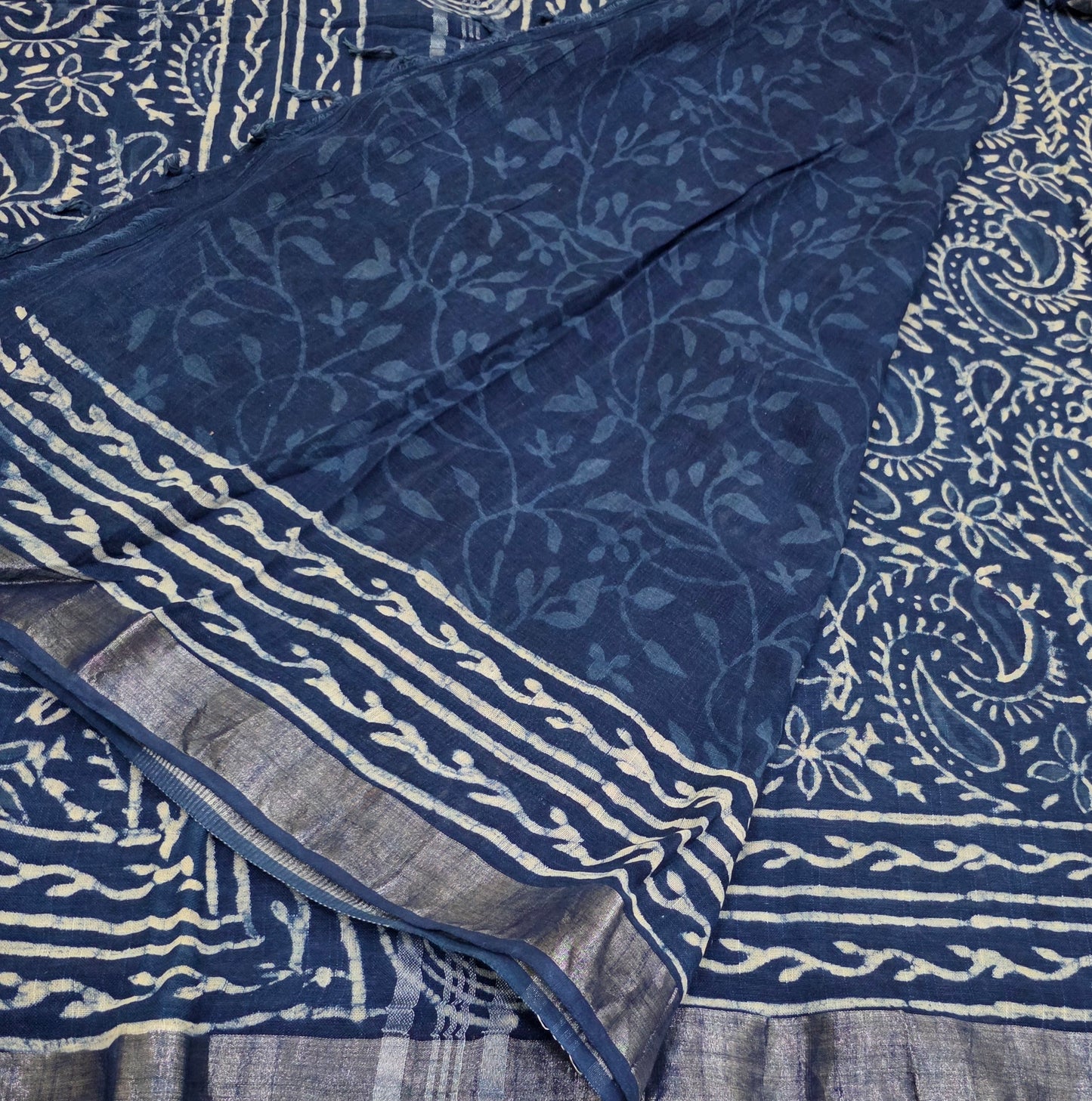 Pure Linen Cotton Sarees| DSAL002