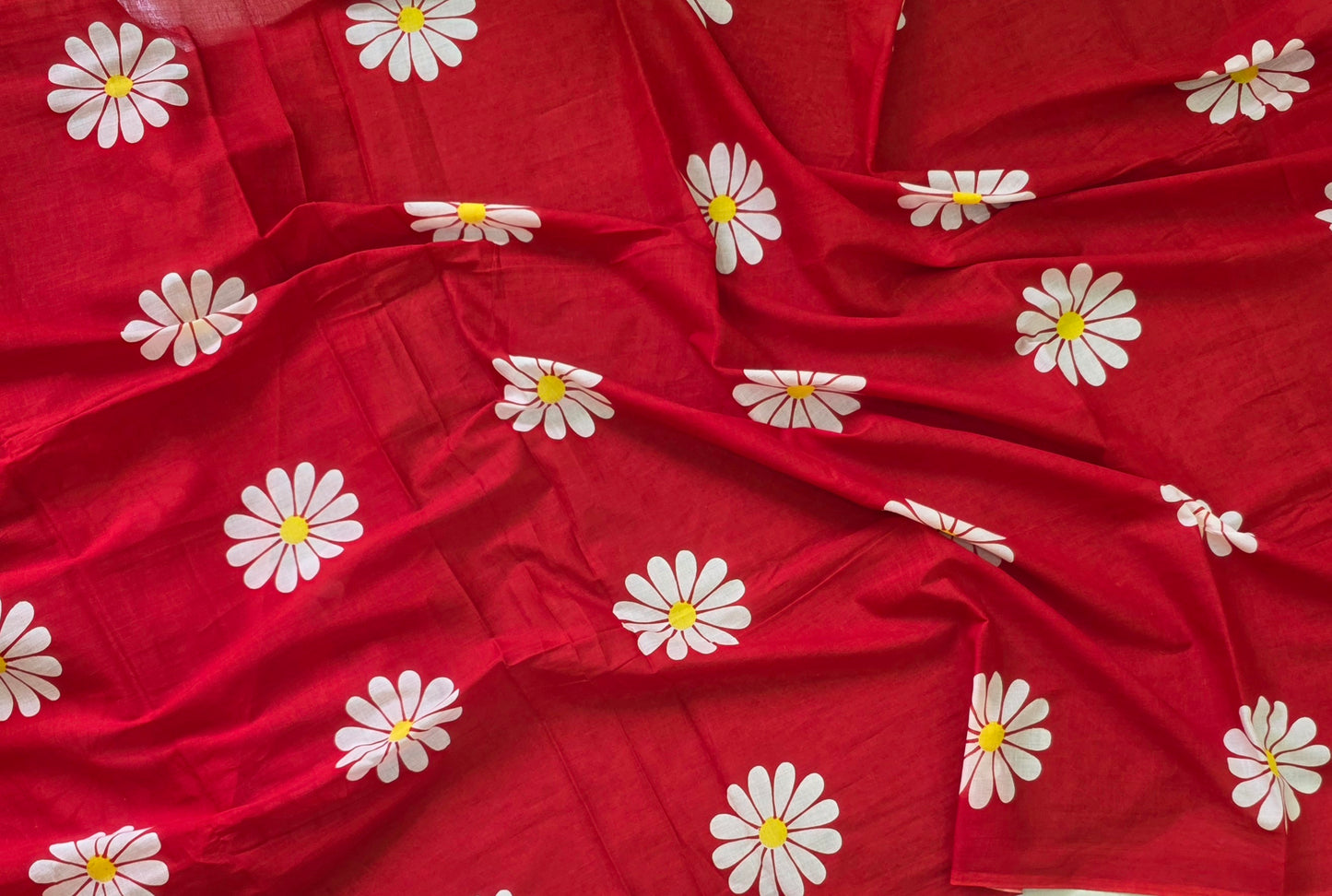 Handblock Print MulMul Cotton Sarees | DSAN001