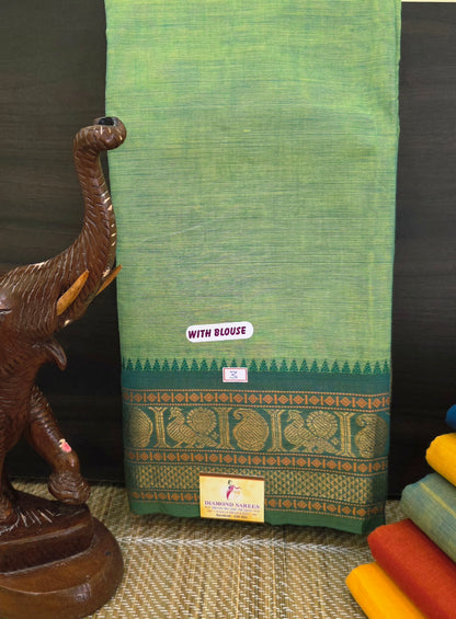 Handloom Kanchi Cotton Saree | DSAE002