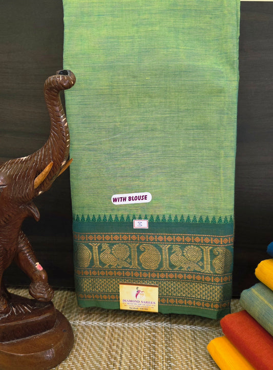 Handloom Kanchi Cotton Saree | DSAE002