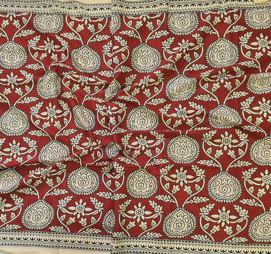 Handblock Print MulMul Cotton Sarees | DSAN001