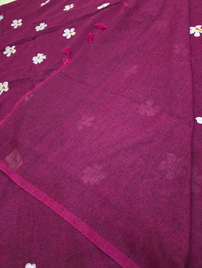 Khadi Cotton Lilly Sarees | DSM050