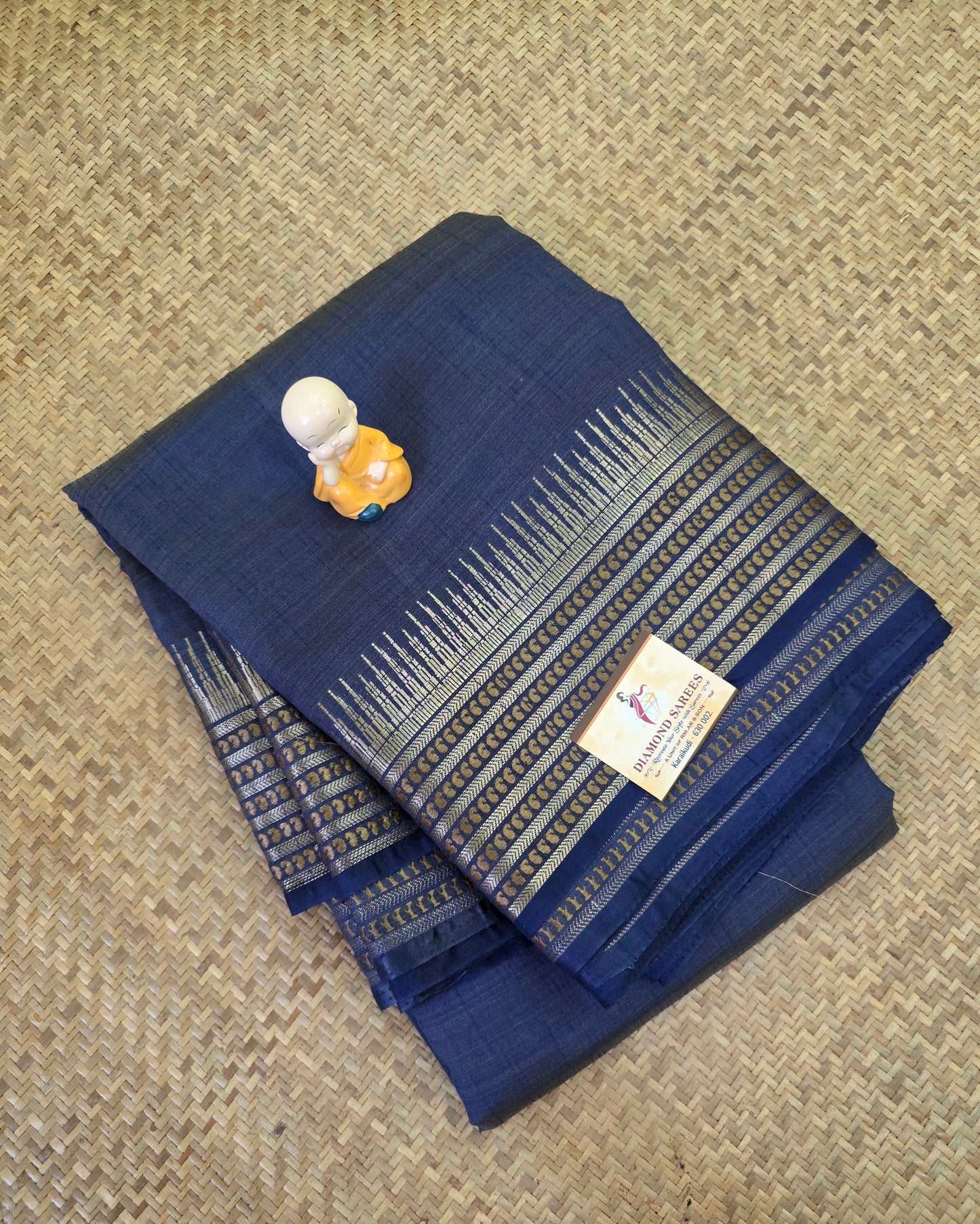 Semi Tussar Plain Sarees  | DSM106