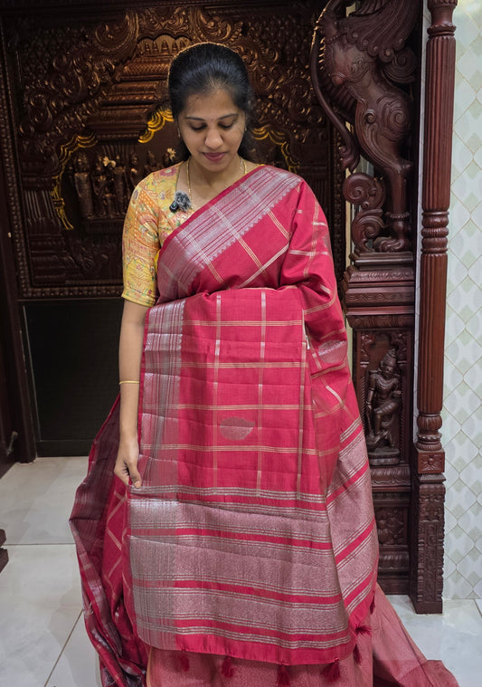 Semi Tussar 1725 Sarees| DSAD036
