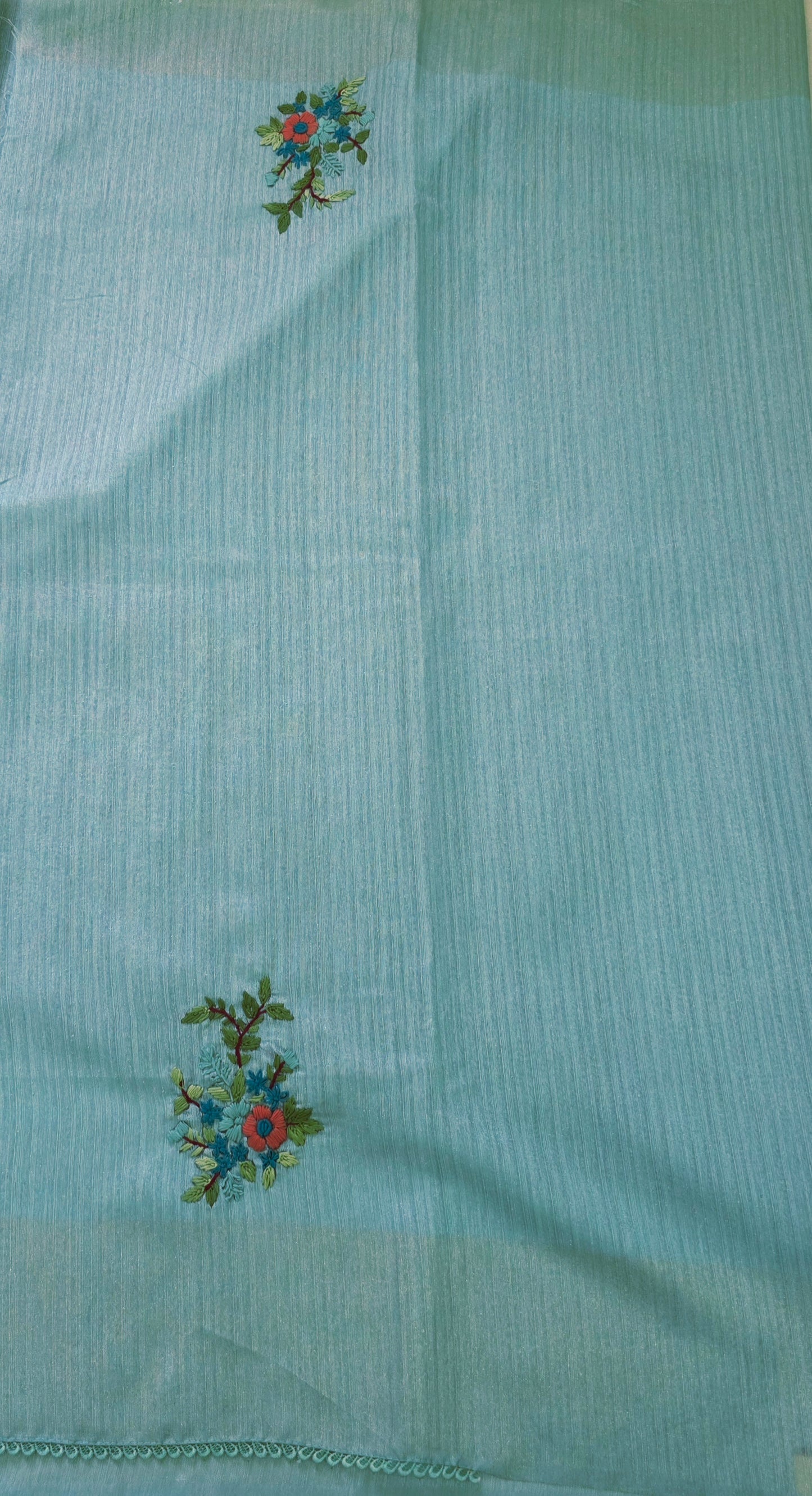Tussar With Kantha Embroidery | DSM109