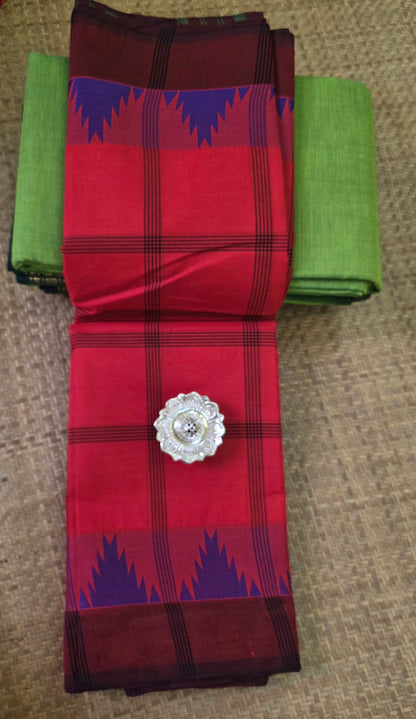 Handloom Chettinad Cotton Saree | DSAH001