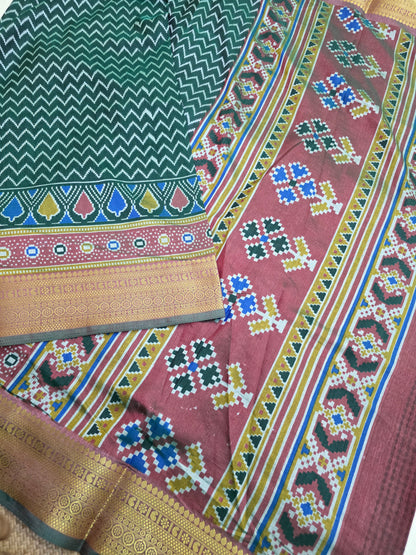 Semi Patola Silk Sarees | DSM057