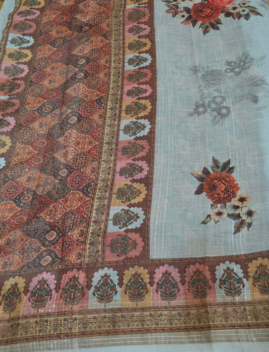 Designer Linen Sequins | DSM041