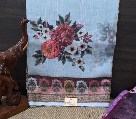 Designer Linen Sequins | DSM041