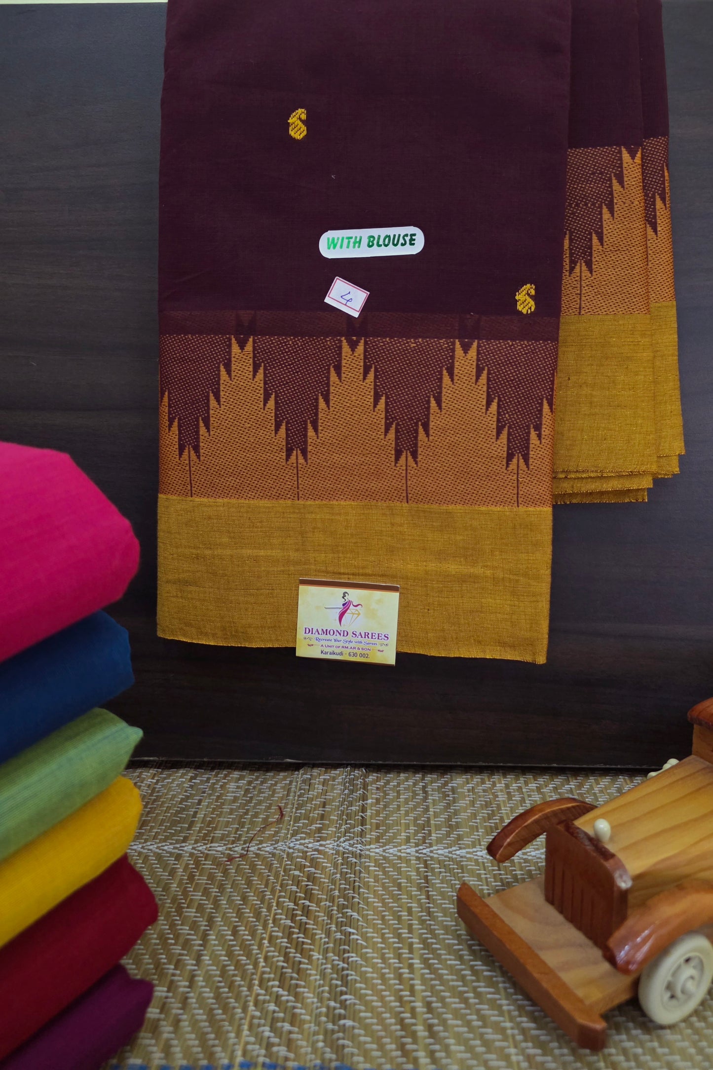 Handloom Kanchi Cotton Saree | DSAE001