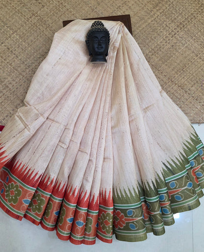 Semi Tussar Sarees | DSAA004