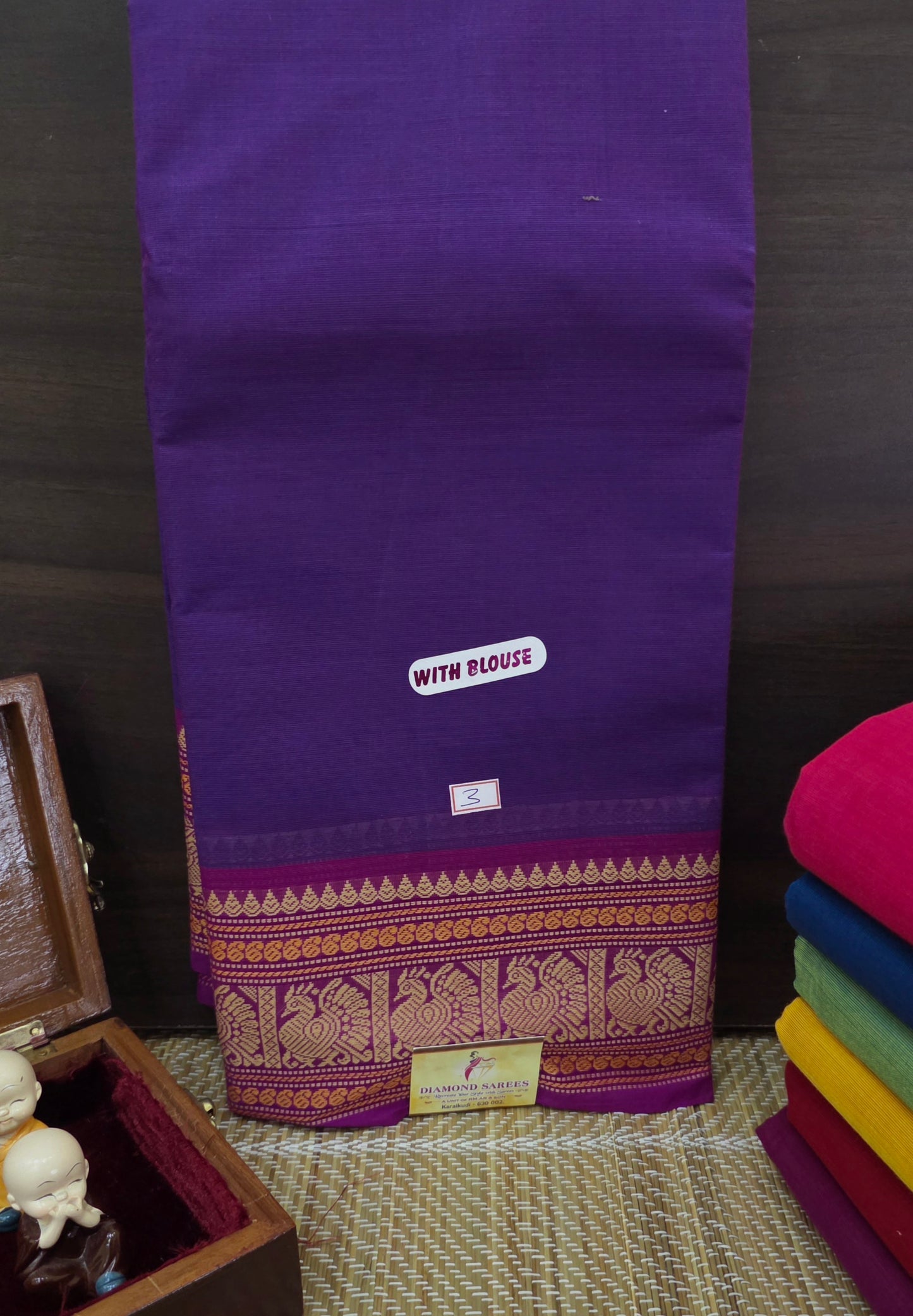 Handloom Kanchi Cotton Saree | DSAE006