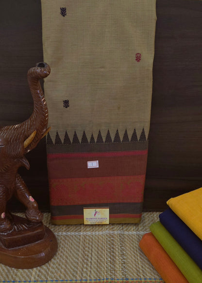 Handloom Kanchi Cotton Saree | DSAE008