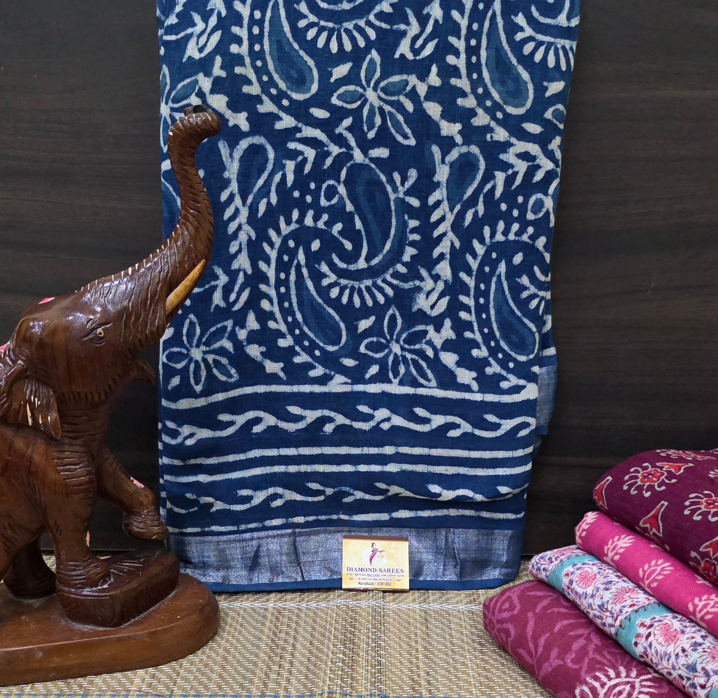 Pure Linen Cotton Sarees| DSAL002
