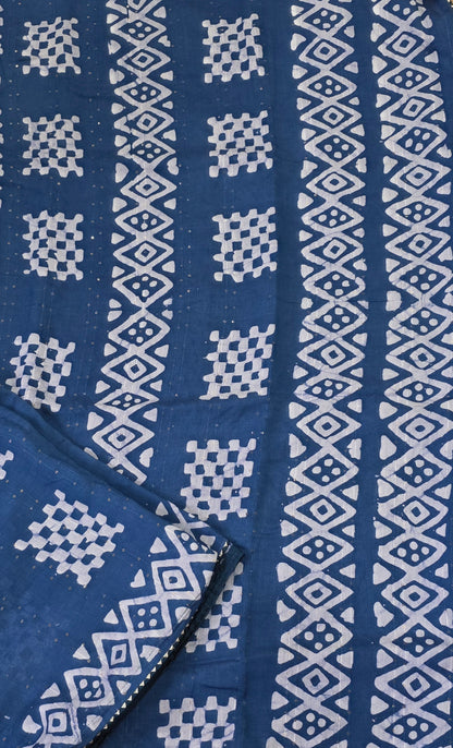 Baswada Cotton Sarees With Sequence Work| DSM051