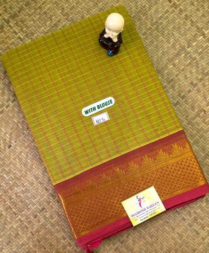 Handloom Kanchi Cotton Saree | DSAF005