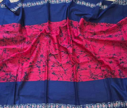 Handblock Print MulMul Cotton Sarees | DSAN001
