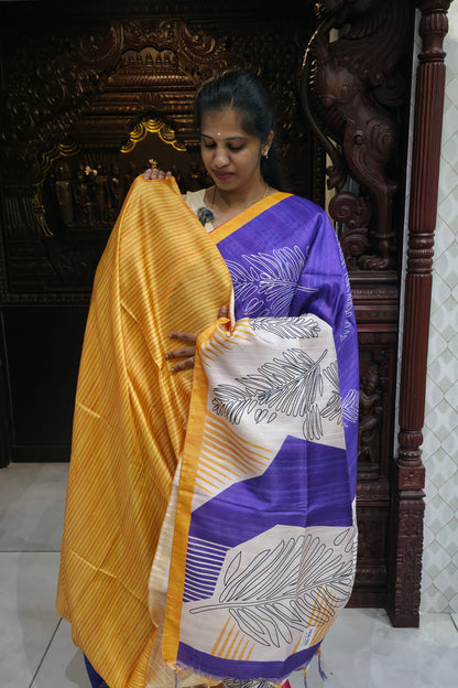 Art Tussar Silk Sarees | DSAD043