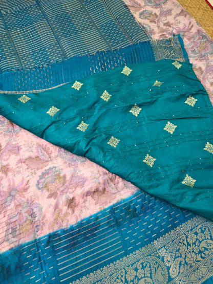Warm Silk Floral Sarees | DSM093