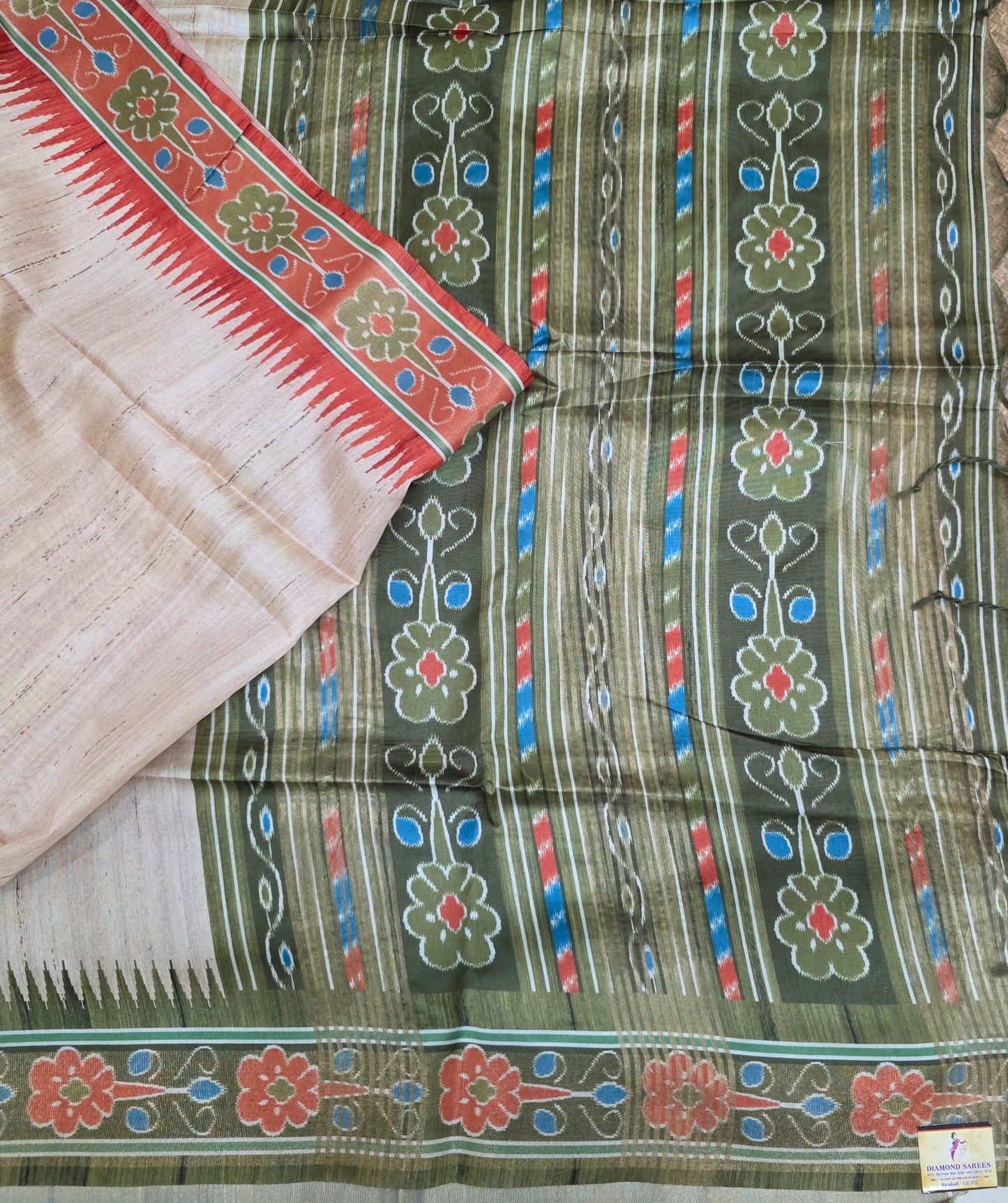 Semi Tussar Sarees | DSAA004