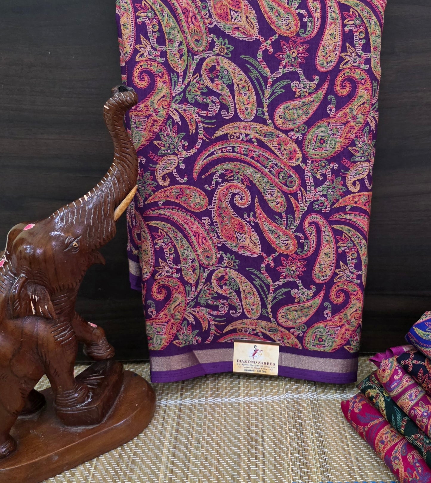 Printed Semi Dola Silk Sarees | DSM062
