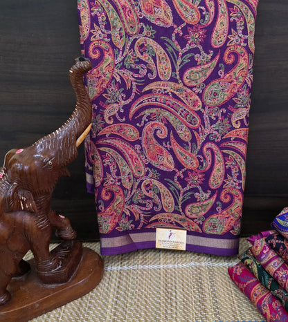 Printed Semi Dola Silk Sarees | DSM062