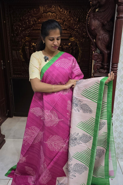 Art Tussar Silk Sarees | DSAD043