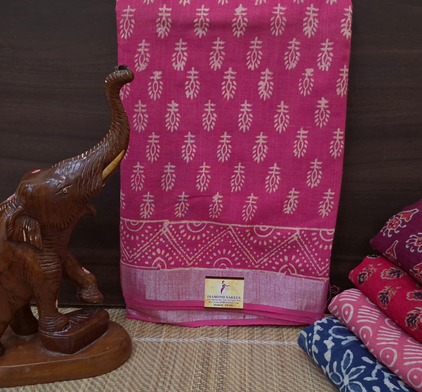Pure Linen Cotton Sarees| DSAL002