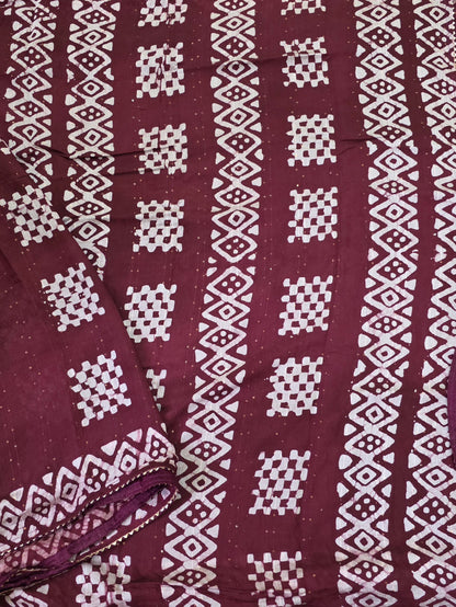 Baswada Cotton Sarees With Sequence Work| DSM051