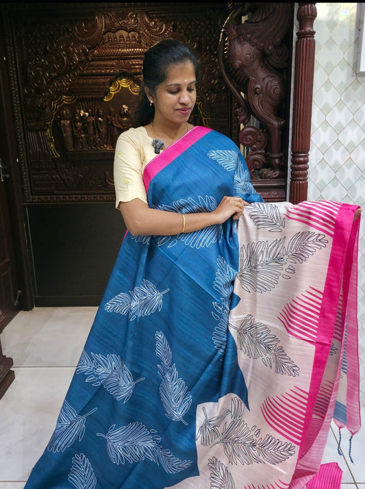 Art Tussar Silk Sarees | DSAD043