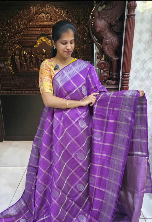 Semi Tussar 1725 Sarees| DSAD036