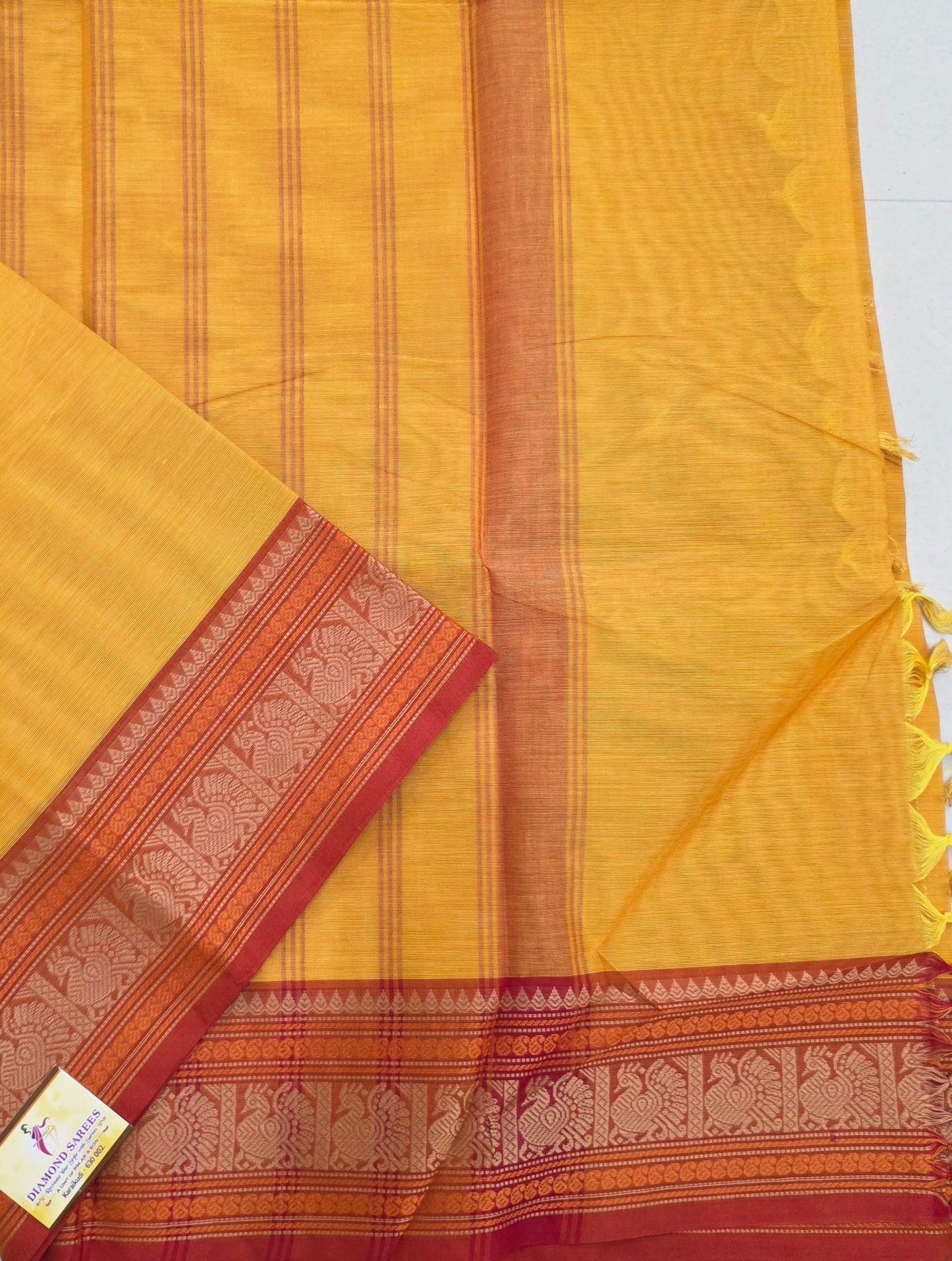 Handloom Kanchi Cotton Saree | DSAE006