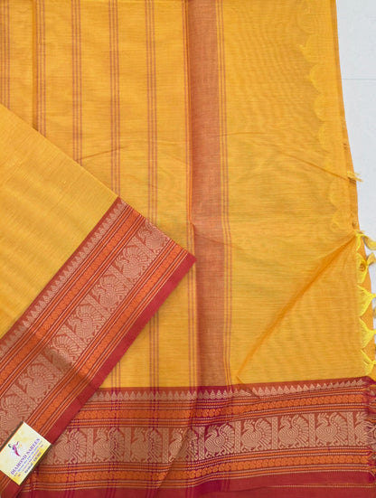 Handloom Kanchi Cotton Saree | DSAE006