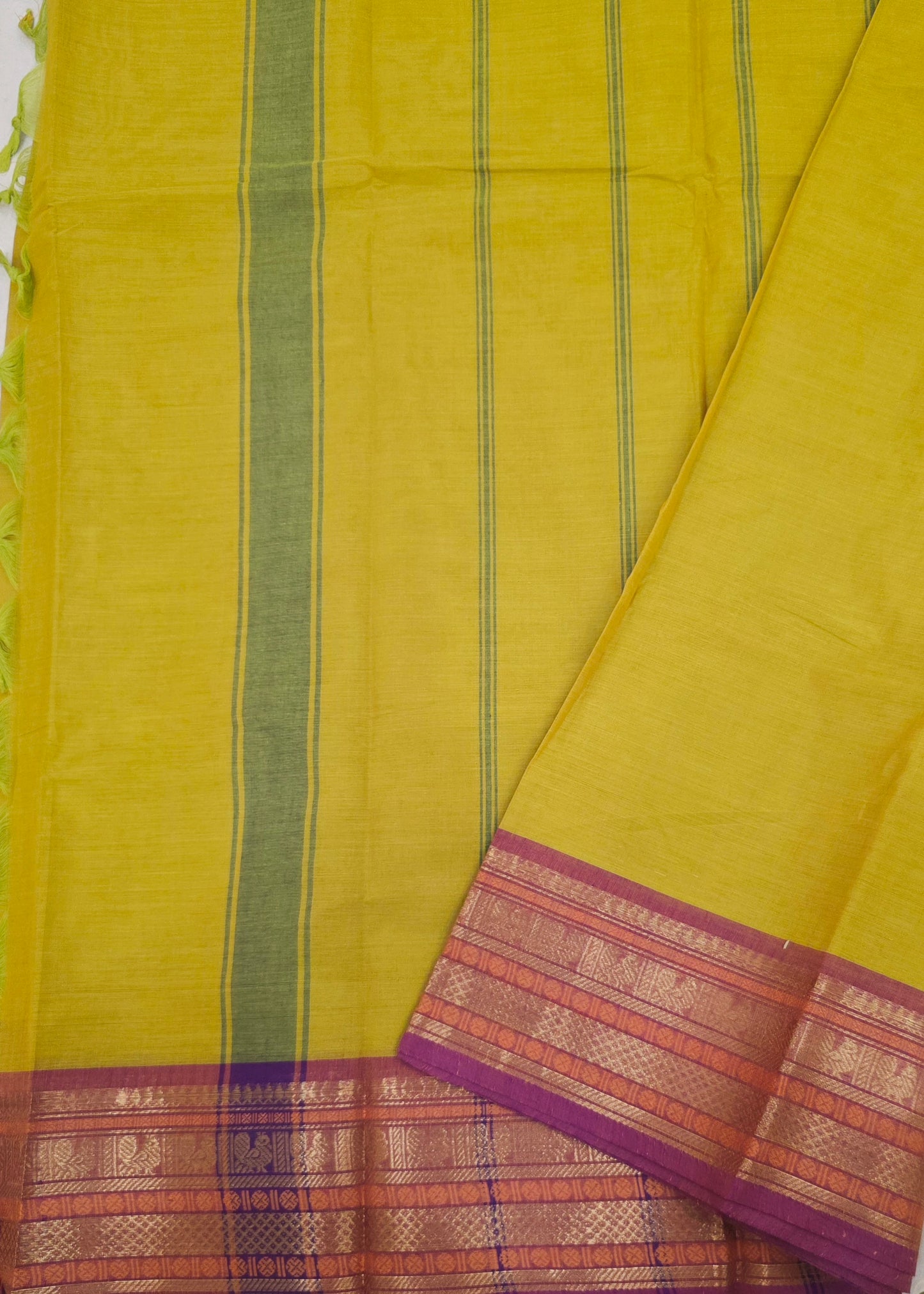 Handloom Kanchi Cotton Saree | DSAE002