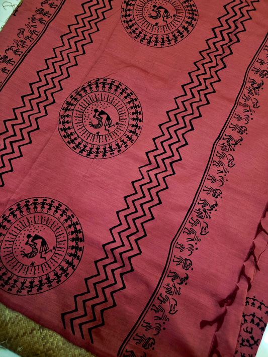 South Mix Cotton With extra Printed Blouse | DSAH002