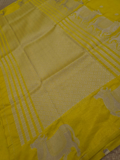 Soft Viscose Chanderi Silk Sarees | DSM111