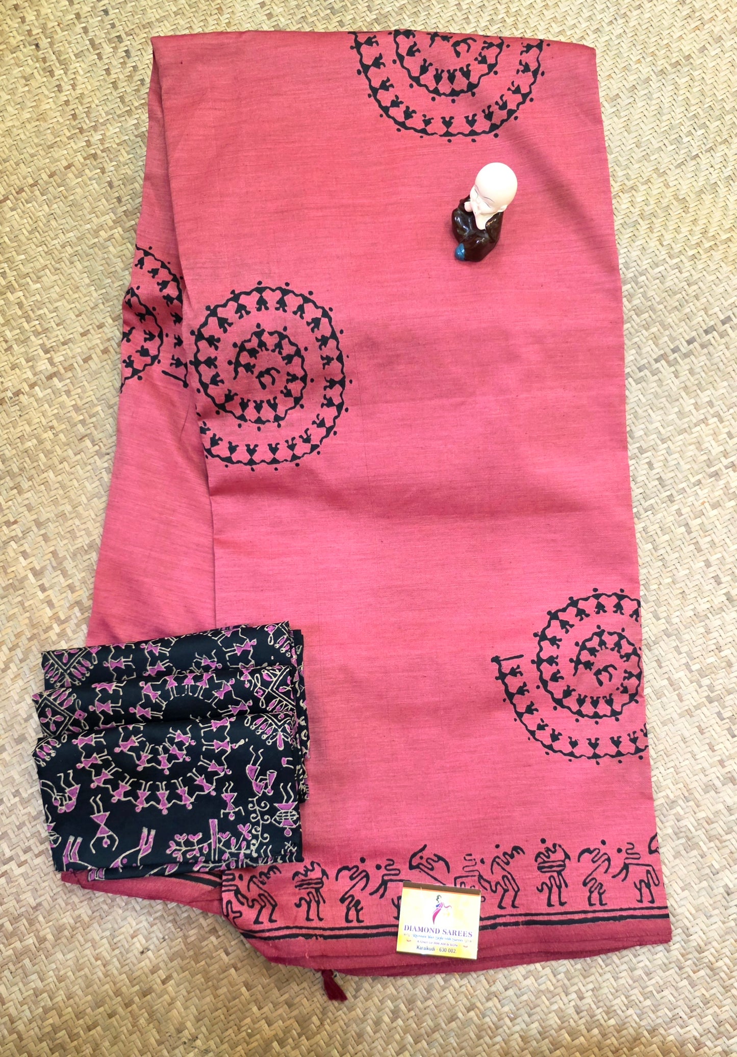 South Mix Cotton Sarees With extra Printed Blouse | DSAH002
