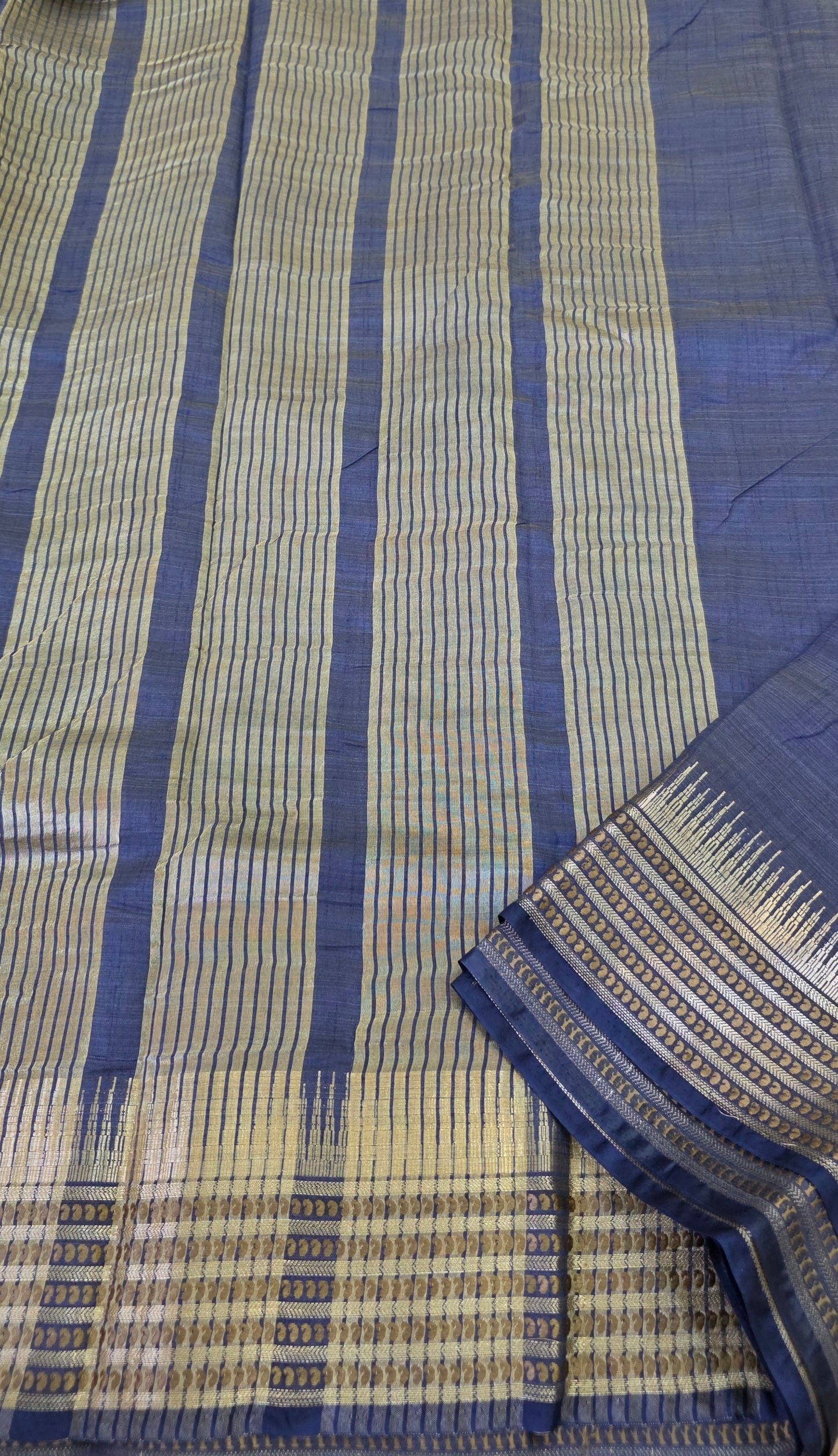 Semi Tussar Plain Sarees  | DSM106