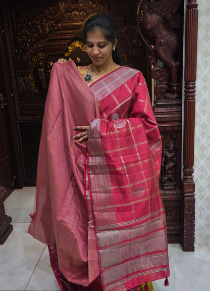 Semi Tussar 1725 Sarees| DSAD036